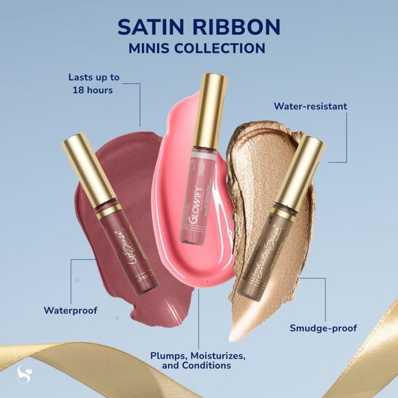 Satin Ribbon Mini Cosmetics Collection - Picture 2 of 5